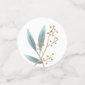 Confettis Baby shower papillon Jardin floral (Petit recto)