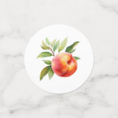 Confettis Baby shower Peach Fuzz (Petit recto)