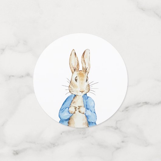 Confettis Baby shower Peter Rabbit C'est un garçon (Petit recto)