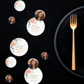 Confettis Baby shower rose or photo