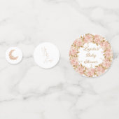 Confettis Baby shower Rose Whimsical Hot Air (Devant)