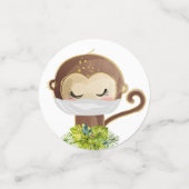 Confettis Baby shower Safari Wild Baby Animaux (Petit recto)