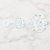 Confettis Baby shower thème garçon (Derrière)