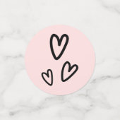 Confettis Bague Fiançailles mignonne (Petit recto)