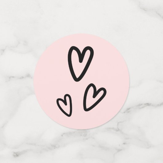 Confettis Bague Fiançailles mignonne (Petit recto)