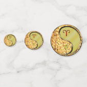 Confettis Baies et singe métallique (Devant)