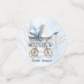 Confettis Baignoire Bleue Bleu Flore Belle (Petit recto)