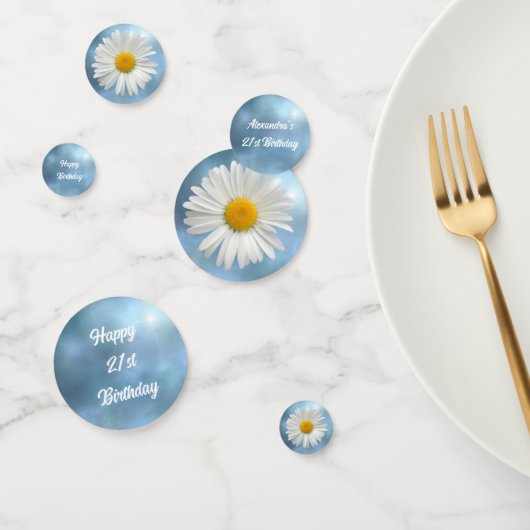 Confettis Baise blanche gaie (Groupe)