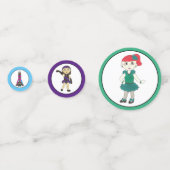 Confettis Ballet Tap Jazz Acro Lyrique Danseur Anniversaire (Devant)