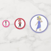 Confettis Ballet Tap Jazz Acro Lyrique Danseur Anniversaire (Derrière)