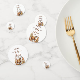 Confettis Ballons de Baby shower de cerfs de bois d'automne