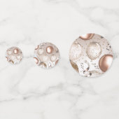 Confettis Ballons de fête d'anniversaire Rose Gold Rose Pail (Devant)