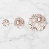 Confettis Ballons de fête d'anniversaire Rose Gold Rose Pail (Derrière)