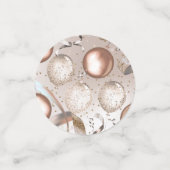 Confettis Ballons de fête d'anniversaire Rose Gold Rose Pail (Petit recto)