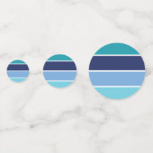 Confettis Bandes bleues (Devant)