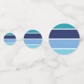 Confettis Bandes bleues (Derrière)