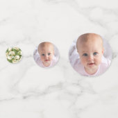 Confettis Baptême Fleurs Géométrique Lys Calla Or Photo (Devant)