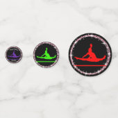 Confettis Bars de gymnastique Anniversaire (Derrière)