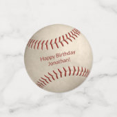 Confettis baseball sofeball garçons filles fête d'anniversai (Petit recto)