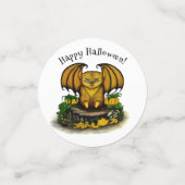 Confettis Bat d'Halloween mignonne (Petit recto)