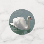 Confettis Beau cygne blanc (Petit recto)