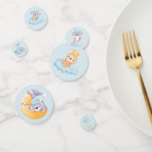 Confettis Bébé bleu douche garçon (Groupe)