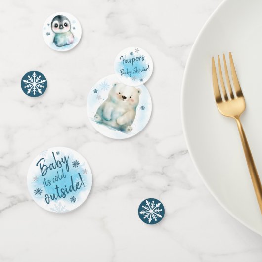 Confettis Bébé Il fait froid dehors (Groupe)