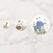 Confettis Bébé mignon Animaux Baby shower Floral (Devant)