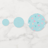 Confettis Bébé mignon Animaux Jardin Fête 1er Anniversaire T (Derrière)