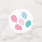 Confettis Bébé mignon Animaux Jardin Fête 1er Anniversaire T (Petit recto)