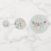 Confettis Bébé son Baby shower froid à l'extérieur de l'hive (Devant)