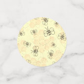 Confettis Bee Buzzing Honey Bees mignonne (Petit recto)