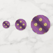 Confettis Bélier et oxe métallique (Derrière)