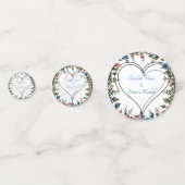 Confettis Belle, élégante et fantaisie décoration mariage à  (Derrière)