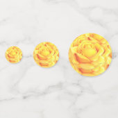 Confettis Belle Rose Jaune (Derrière)