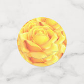 Confettis Belle Rose Jaune (Petit recto)