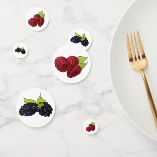 Confettis Berries framboises framboises framboises Fruits de (Groupe)
