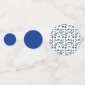 Confettis Berry Premier Anniversaire Aquarelle Blueberry Cut (Derrière)