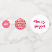 Confettis Berry Sweet Anniversaire fraise rose (Derrière)