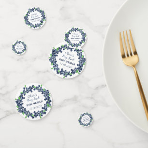 Confettis Berry Sweet Baby shower Blueberry Baby Girl Boy