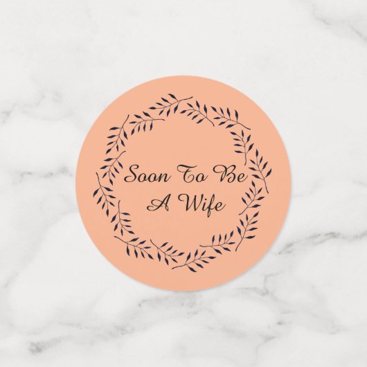 Confettis Bientôt Mariée (Petit recto)