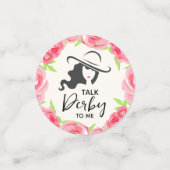 Confettis Big Casquette Lady Rose Derby Party (Petit recto)