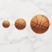 Confettis Big Orange Basketball, (Devant)