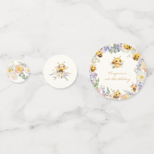 Confettis Birthday Bee (Devant)