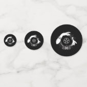 Confettis Black Mystic Fortune Teller Mystical Crystal Party (Devant)