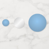 Confettis Blanc et bleu (Devant)