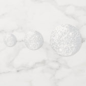 Confettis Blanc Pailleté Élégant (Derrière)
