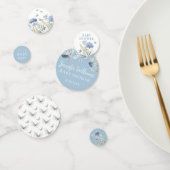 Confettis Bleu fleur sauvage papillon baby boy table de douc (Groupe)
