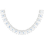 Confettis bleu-foncé d'or de bannière de (Tout)