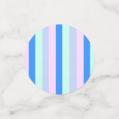 Confettis Bleu, Lavande, Rose et Monnaie Pastel Grandes vert (Petit recto)